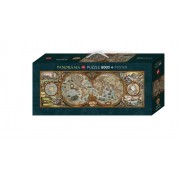 Pussel 6000 bitar Hemisphere Map Panorama